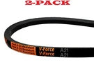 2-PACK! Mvp Industrial A51 4L530 V-force Premium V-belt 1/2" Wide X 53" Long. Fixed Price $24.99.