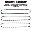 14" Chainsaw Blade For Remington RM4214 *full Chisel* 52DL 3/8LP 050. Fixed Price $24.99.