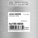 HE190-0684 Universal Drive Fits John Deere (surplus Open Box). Fixed Price $264.26.