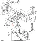 John Deere M84992 Rockshaft Pivot, Depth Stop (painted) 316,318,322,330,332 Lgt. Fixed Price $54.65.