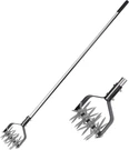 Rotary Cultivator Garden Tool, Adjustable Tiller, Long Handle Fo. Fixed Price $49.99.