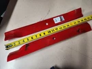 (pack Of 2) Reaper R6180 20-1/2" Length Red Mower Blades Made In Usa New. Fixed Price $38.99.