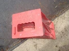 Plastic Mulching Plug For 22" Lawn Mower Cutting Deck. Fixed Price $15.00.