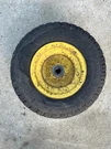 John Deere STX38 (yellow Deck) 13X6.50-6 Front Wheel Rim & Tire W/ Tube AM106139. Fixed Price $35.00.