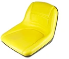 High Back Yellow Seat Fits John Deere LA110 LA120 LA125 LA130 LA135 LA145 LA155. Fixed Price $209.99.