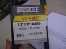 Huskee A93K 4L950K Belt. Fixed Price $12.99.