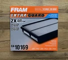Fram CA10169 Extra Guard Air Filter, For Select Lexus, Pontiac, Scion Toyota New. Fixed Price $9.99.