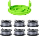 0.065" Single Line Auto-feed String Trimmer Spools (6-PACK) + Replacement. Fixed Price $40.12.