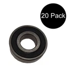 Set Of (20)- Dual Sided Rubber Sealed Ball Bearings W/ Deep Groove (20PCS) 1ZGH3. Fixed Price $45.71.