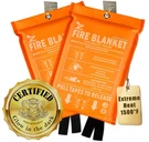 Fire Blanket 1500F Certified Emergency For Home And Kitchen. Fixed Price $85.20.