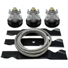 Rebuild Kit Blades Spindles Belt Fits Cub Cadet 54" 1554 Sltx 1054 Mtd. Fixed Price $134.99.