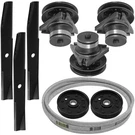 Spindle Blade Pulley & Belt For John Deere 240 245 260 265 280 320 F510 F525 46". Fixed Price $240.00.