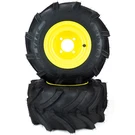 (2) Aggressive Tire Assemblies 18X8.50-8 John Deere Ztrak Z225 Z335 Z355 M160634. Fixed Price $189.99.