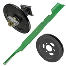 119-8598 110-3933 Deck Spindle With Pulley & Blade For Toro Z 590-D 597-D 72". Fixed Price $114.98.