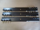 3 Pk Commercial Mulching Blades Fits Toro Exmark Bad Boy Hustler 60" Usa Made. Fixed Price $69.99.