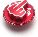 Xotic Tech Engine Oil Filler Tank Fuel Cap Cover, Aluminum Middle Finger Pattern. Fixed Price $25.67.