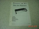 Husqvarna Spare Parts Manual Ipl Tine De-thatcher Garden Tractor. Fixed Price $6.50.