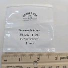 Grobet Usa Screwdriver Blade 0.120 F/52.0732. Fixed Price $9.99.