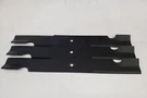 QTY-3 21" Unbranded 320245 Notched High-lift Blades 61" Cut. Fixed Price $41.95.