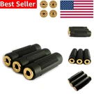 Reliable Gold Plated 3.5MM Stereo Audio Female To Extender Adapter Pack. Fixed Price $12.38.