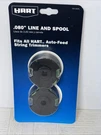 Hart 2-PACK .080-INCH Pre-wound Cordless Trimmer Spools New Sealed.. Fixed Price $13.50.