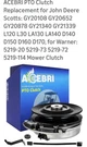 New Ob Acebri Pto Clutch Replacement For John Deere Scotts: GY20108 GY20652+MORE. Fixed Price $79.99.