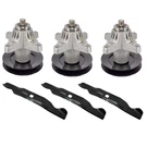 Lawn Mower Spindles Kit W/ 2-IN-1 Blades Fits Cub Cadet RTZ50 RZT-L50 RZT-S50. Fixed Price $99.25.