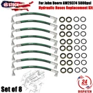 For John Deere AW29374 Tractor Loader 5800PSI Hydraulic Hose Replacement Kit 8X. Fixed Price $129.99.