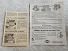 Operating Instrctns Briggs & Stratton Model 100200-100299 130200-131299 Bonus!. Fixed Price $24.97.