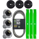 8TEN Blade Spindle Belt Kit For Ariens Gravely Ikon Zt Xl 60 09659200 30138800. Fixed Price $234.95.