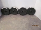 Toro 61-9760 Deck Wheels 5 Inch Set Of Four Without Center Bushing. Fixed Price $30.00.