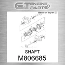 M806685 Shaft Fits John Deere (surplus Open Box). Fixed Price $448.31.