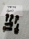 Toro Oem Part 32144-11 Screw 6 Pack (#7874). Fixed Price $7.00.
