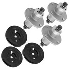 AM137483 M155979 48" Deck Spindle & Pulleys For John Deere Z245 Z255 Z355E. Fixed Price $130.00.