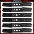 6 Mower Blades For Cub Cadet Mtd Troy Bilt 942-05052A 742-05052A 50" Deck. Fixed Price $44.17.