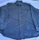 Craftsman Button-up Shirt Men's Xl Black Long Sleeve Cotton Polyester Pockets. Fixed Price $25.00.
