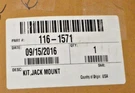 New, Exmark 116-1571 Kit Jack Mount Stock Free Shipping!. Fixed Price $174.00.