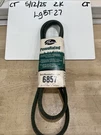 Gates 6857 Powerated Fhp Medium Horse-power V-belt 1/2 X. Fixed Price $9.00.