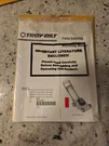 Troy Bilt 5HP 34344/34345/34346 Mulcher Mower Owners Operator/ Parts Manual. Fixed Price $25.00.