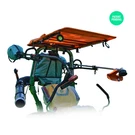 Tractor Canopy Zero Turn Riding Mower Foldable Sunshade For Rops + Tools. Fixed Price $375.00.