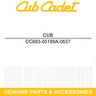 Cub Cadet 683-05189A-0637 Black Frame Assembly CC30 Mini Rider Lawn Mowers. Fixed Price $257.40.