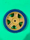 New Husqvarna Wheel & Tire Assembly 6.75" X 1.75" 193928 Yellow 5-SPOKE Rim. Fixed Price $14.95.