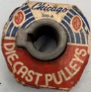 Vintage Die Cast Pulley 200-A, 2" Dia, 5/8" Bore Chicago Nos. Fixed Price $15.99.