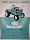 Sears SS-12 Suburban Super Garden Tractor 917.25120 Owner & Parts (2 Manual. Fixed Price $84.96.