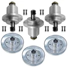 Caltric 48" Deck Spindle & Pulley For Scag Liberty SZL48-22KT SZL48-21FR. Fixed Price $217.00.