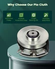 Pto Clutch TCA12522 For John Deere M653 737 777 757 797 M655 M665 Ztrak. Fixed Price $98.24.