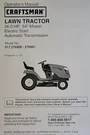 Sears Craftsman DYS4500 Hydro 26.0 H.p 54" Lawn Tractor 917.276901 Owners Manual. Fixed Price $59.95.