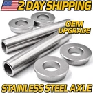 (2 Kits) Front Wheel Axle & Bushing Fits Cub Cadet Mtd 750-3197A 02002107. Fixed Price $59.99.