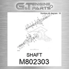 M802303 Shaft Fits John Deere (surplus Open Box). Fixed Price $148.82.