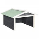Lawn Garage Automower Cover For Outdoor Gray And White Firwood Vidaxl. Fixed Price $167.99.